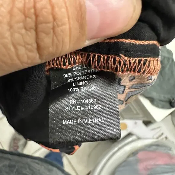 Forever 21 L Cropped‎ Cheetah Print Top Corset Ruched Satin Party Club Glam Chic - Picture 7 of 7